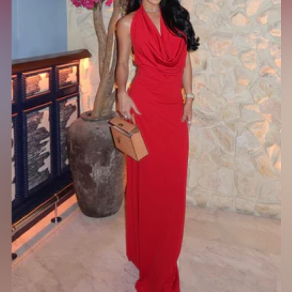 Fashion Nova Red Maxi Dress
